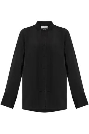 Jil Sander Camisa con moño en el cuello