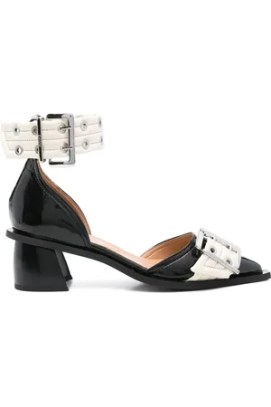 Ganni Zapatillas Feminine Buckle con tacón de 55mm