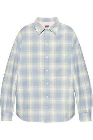 Kenzo Camisa con cuadros estampados