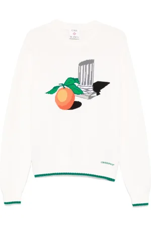 Casablanca Suéter tejido en intarsia