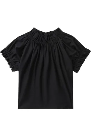 Simone Rocha Top fruncido con volantes