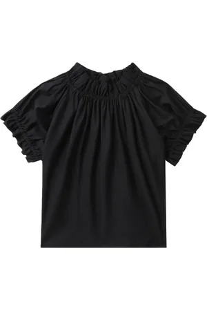 Simone Rocha Top fruncido con volantes