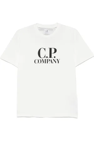 C.P. Company Playera con logo estampado