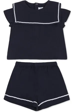 Petit Bateau Set de shorts con volantes