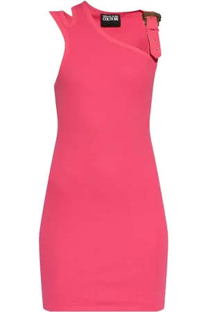 VERSACE Vestido corto de canalé