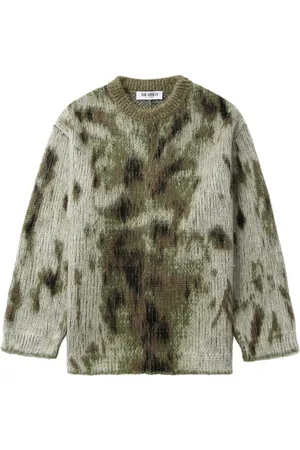 The Attico Suéter con animal print