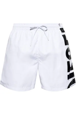 Diesel Shorts de playa con logo estampado