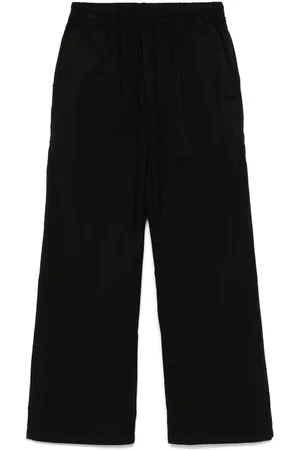 THOM KROM Pantalones anchos con cordones en la pretina