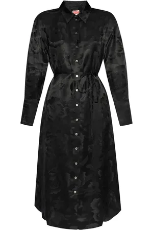 Kenzo Vestido camisero en jacquard