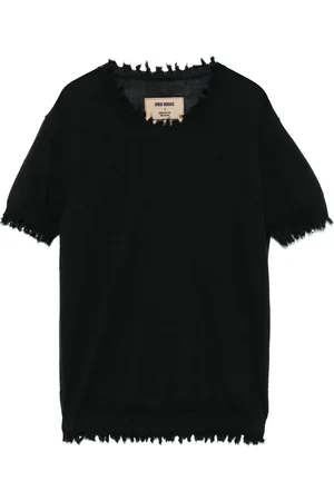 UMA WANG Playera tejido fino