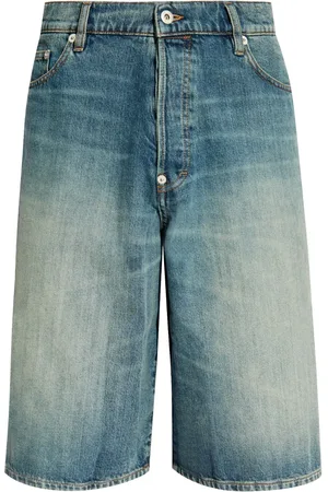 Kenzo Shorts de mezclilla con efecto lavado