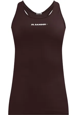 Jil Sander Camiseta con logo bordado