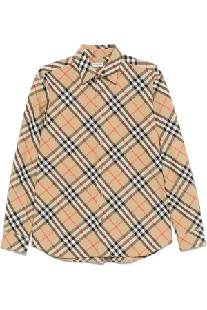 Burberry Camisa con motivo de cuadros