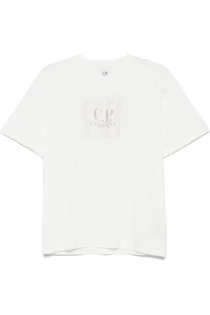 C.P. Company Playera con logo estampado