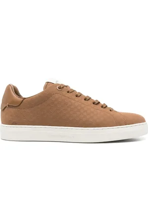 Emporio Armani Tenis con logo en relieve
