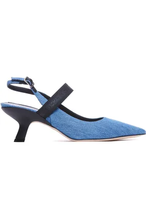 vic matiè Zapatillas de mezclilla con tira trasera