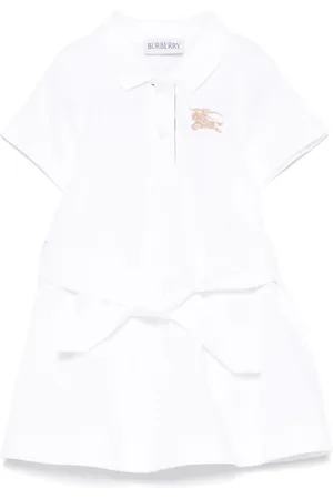 Burberry Vestido con logo bordado