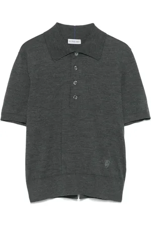 Burberry Playera tipo polo de lana