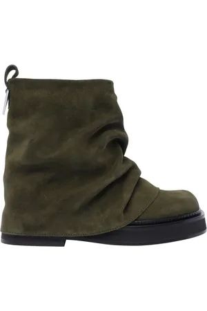 The Attico Botines con placa del logo