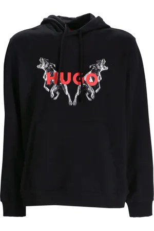 HUGO BOSS Hoodie con logo estampado