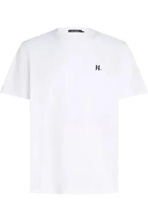 Karl Lagerfeld Playera con logo estampado