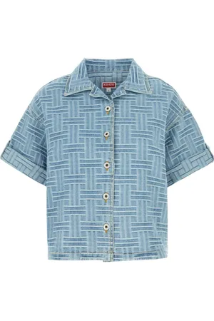 Kenzo Camisa de mezclilla bordada