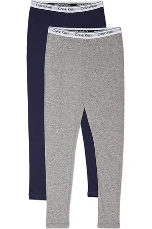 Calvin Klein Set de dos leggins con logo en la pretina