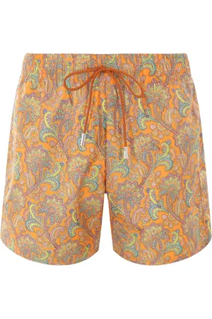 Etro Shorts de playa con estampado de cachemira
