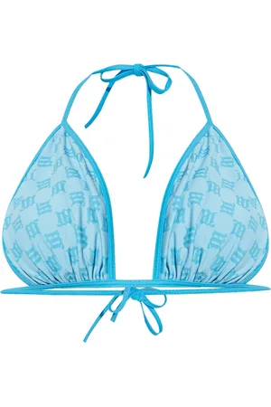 MISBHV Top de bikini con monograma