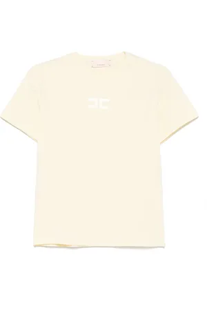 Elisabetta Franchi Playera con aplique del logo