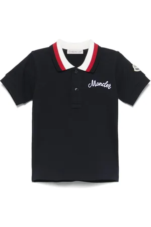 Moncler Playera tipo polo con logo bordado