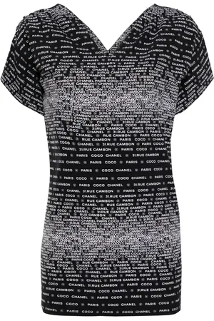 CHANEL Camisa con logo estampado 2009