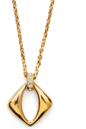 Saint Laurent Collar con dije de strass 2000