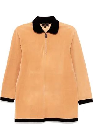 Fendi Camisa con parche del logo 2000