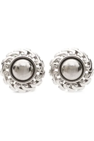 Givenchy Aretes de clip con cúpula 2000