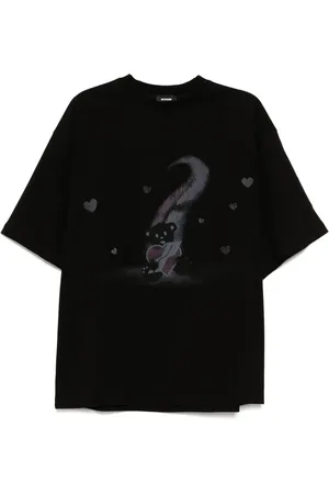 We11 Done Playera con estampado gráfico