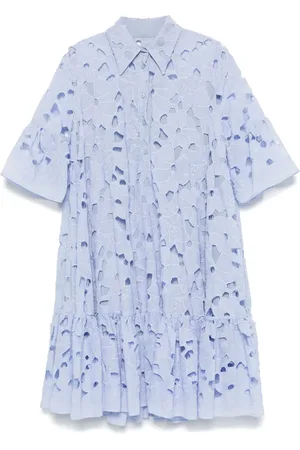 TALBOT RUNHOF Vestido corto de encaje