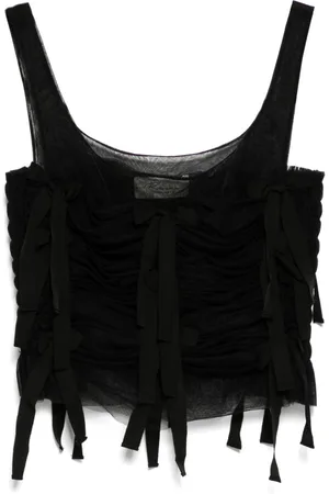 Caroline Hu Top Tulle Bowknot