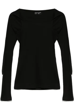 Low Classic Top con detalle de mascada