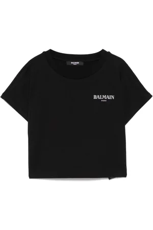 Balmain Playera con logo bordado
