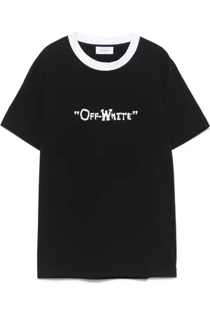 OFF-WHITE Playera con logo estampado