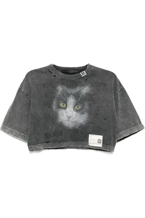 Maison Mihara Yasuhiro Playera con estampado gráfico