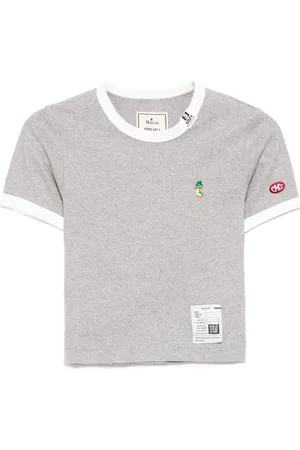 Maison Mihara Yasuhiro Playera con logo bordado