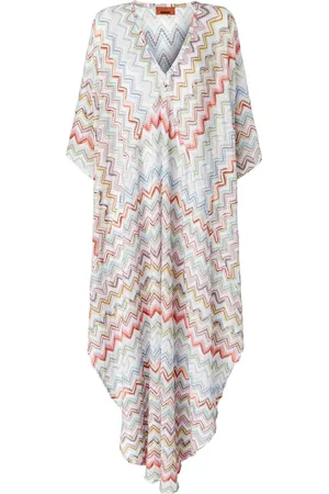 Missoni Vestido largo con diseño entretejido en zigzag