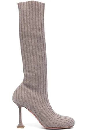 Amina Muaddi Botas Veneda con tacón 95mm
