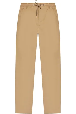 Moncler Pantalones chinos estilo gabardina de algodón