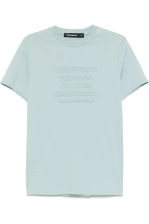 Karl Lagerfeld Playera con eslogan en relieve