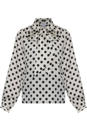 Kate Spade Blusa con estampado de lunares