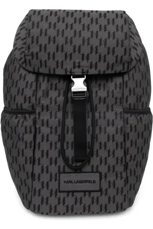Karl Lagerfeld Mochila con monograma en jacquard