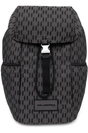 Karl Lagerfeld Mochila con monograma en jacquard